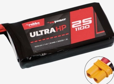 7329 Lipo 7,4/1100 RoPowerUltra XT30/XH